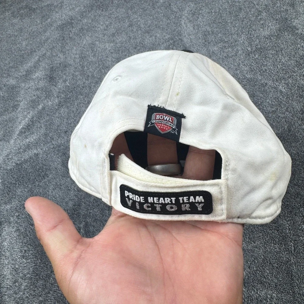 Vintage Nike USC Trojans 2007 Rose Bowl Champions Hat White Black‎ Strapback